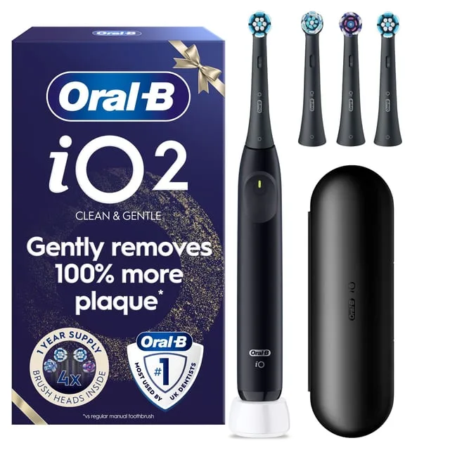 Oral B Oral-B iO2 Eltandborste, Giftset, Svart