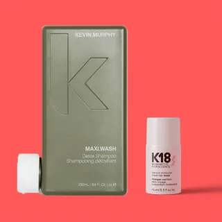 K18 Leave in Mask + Maxi Wash