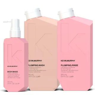 Kevin Murphy Plumping Shampoo + Rinse + Leave-in kur Trio