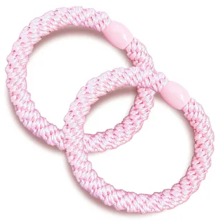 Poppie Hårsnodd Rosa 2-pack