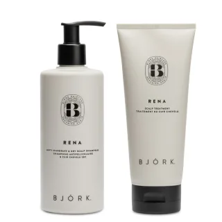 Björk Rena Anti-Dandruff Schampo + Scalp Treatment Duo