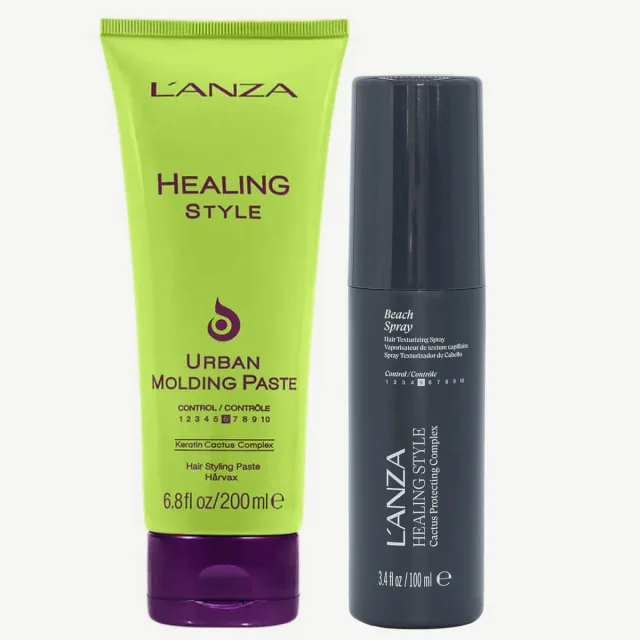 Lanza Urban Molding Paste + Beach Spray Styling Kit