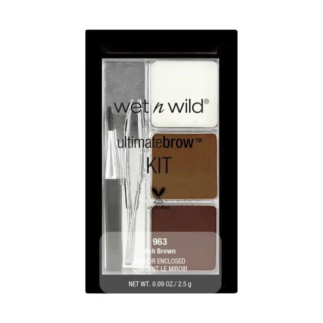 Wet n Wild Color Icon Brow Kit Ash Brown