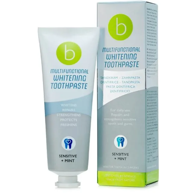 Beconfident Multifunktionell Tandblekningstandkräm Sensitive+Mint