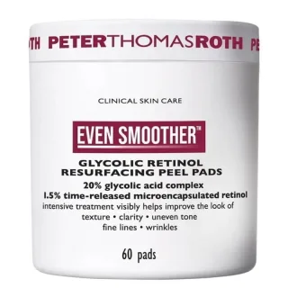 Peter Thomas Roth Even Smoother Glycolic Retinol Resurfacing Peel Pads