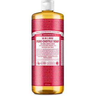 Dr. Bronner's Liquid Soap Rose