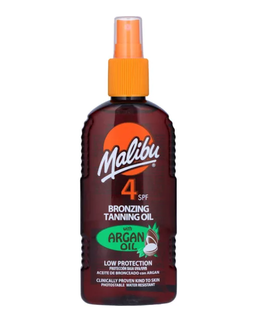 Malibu Tanning Oil Argan SPF4