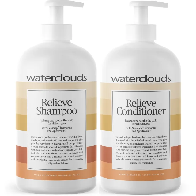 Waterclouds Relieve Shampoo & Conditioner 1000 ml