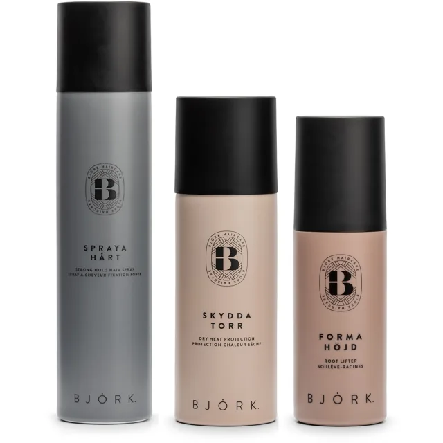 Björk Styling Bundle Hairspray & Heat Protection & Root Lifter