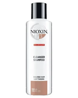 Nioxin System 3 Cleanser Schampo för fint och tunt färgat hår