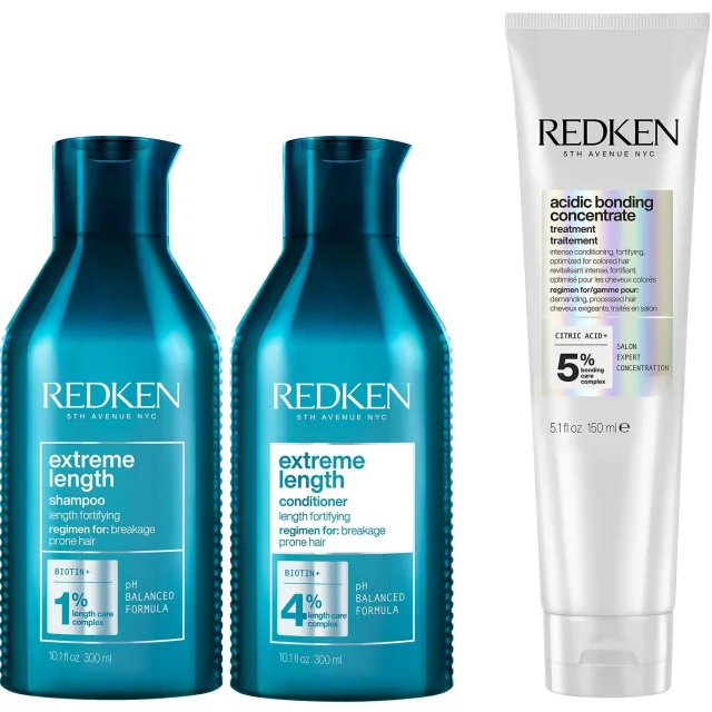 Redken Extreme Length Shampoo & Conditioner & Leave-in