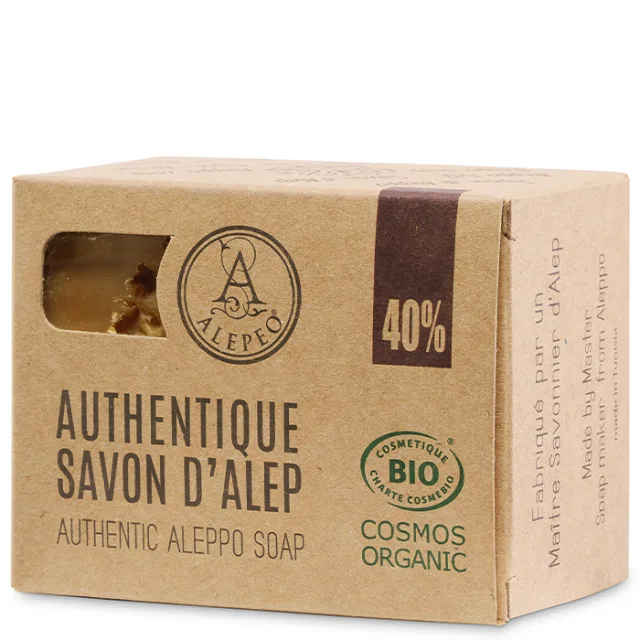 Alepeo Aleppotvål 40%