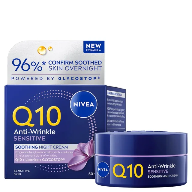 Nivea Q10 Anti-Wrinkle Sensitive Perfume Free Night Cream