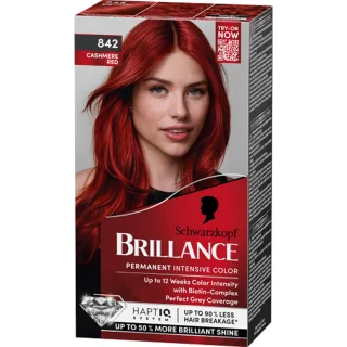 Schwarzkopf Brillance Hårfärg 842 Cashmere Red