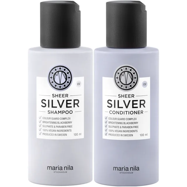 maria nila Sheer Silver Bundle Shampoo & Conditioner