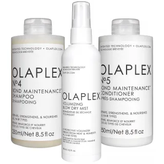 Olaplex Bundle No.4 Shampoo & No.5 Conditioner & Blow Dry Mist