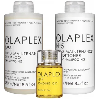 Olaplex Bundle No.4 Shampoo & No.5 Conditioner & No.7 Bonding Oil