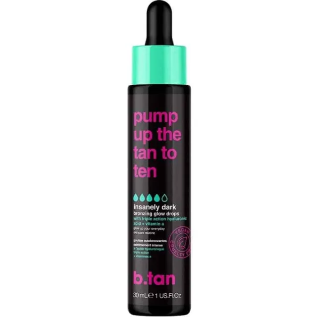 b.tan Pump Up The Tan To Ten Bronzing Glow Drops