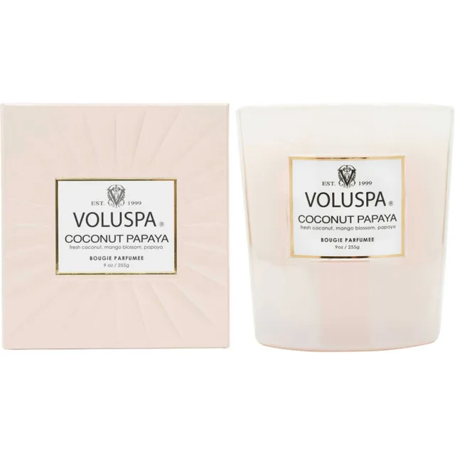 Voluspa Boxed Candle Coconut Papaya 255 g