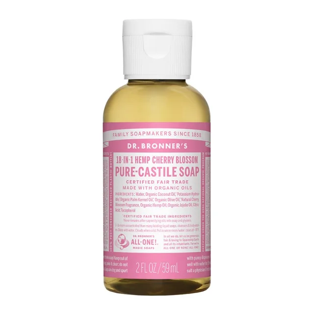 Dr. Bronner's Pure Castile Liquid Soap Cherry Blossom