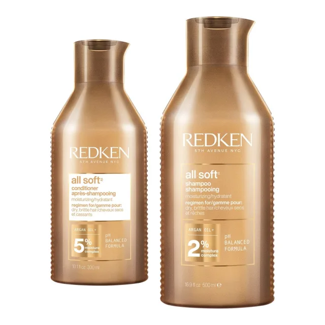 Redken All Soft Set Shampoo + Conditioner 300 ml · 500 ml