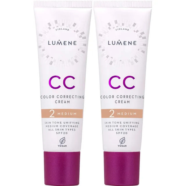 Lumene Bundle CC Color Correcting Cream SPF20 Medium x