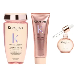 Kérastase Luminous Shine Essentials Set Shampoo & Conditioner & Hair Oil