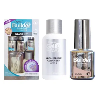 Depend Gel Manicure Starter Set Starter Kit, Builder Beige & Cleanser