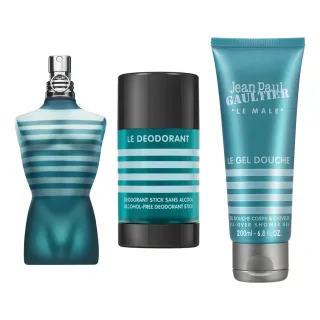 Jean Paul Gaultier Le Male Trio Edt Deostick Shower Gel