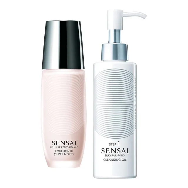 Sensai Hydrate & Cleanse Set (Super Moist Emulsion + Cleansing Oil)