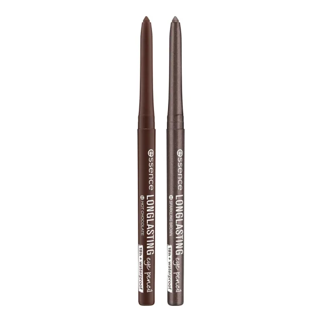 essence Long-Lasting Eye Pencil Set Hot Chocolate & Sparkling Brown