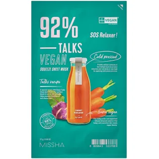 Missha Talks Vegan Squeeze Sheet Mask [Sos Relaxer]