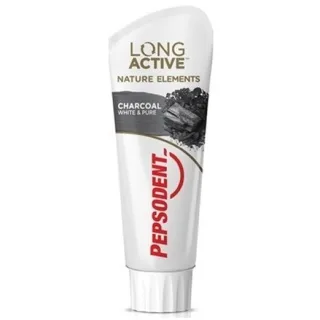 Pepsodent Long Active Nature Elements Charcoal Tandkräm