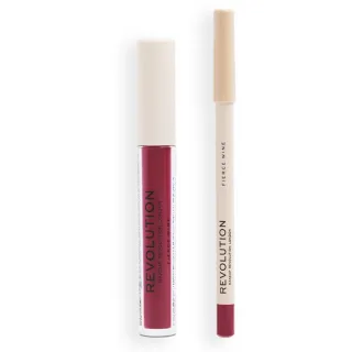 Makeup Revolution Lip Contour Kit Fierce Wine