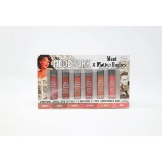 the Balm Meet Matte Hughes 6-pc Mini Lip Kit Miss Nude York