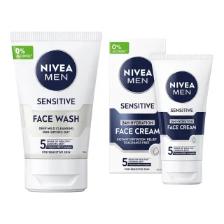 Nivea Sensitive Skin Essentials Set Face Wash & Moisturiser