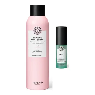 maria nila Shaping Heat Spray & True Soft Argan Oil
