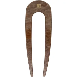 Dark French Hair Pin Chocolate Brown