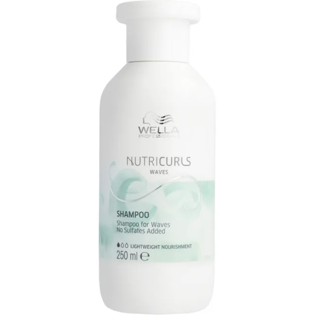 Wella Professionals NUTRICURLS Shampoo for Waves 250 ml