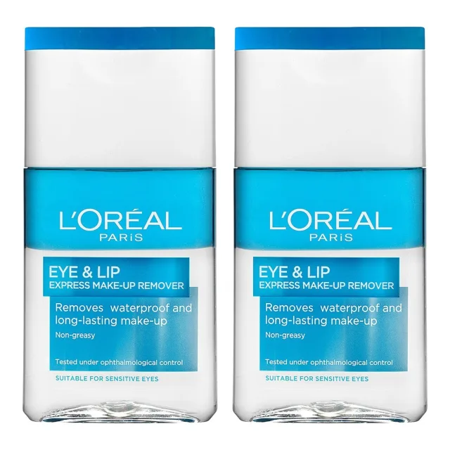 L'Oréal Paris Make Up Remover Duo Waterproof Eye & Lip