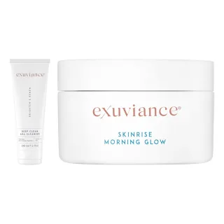 Exuviance Clarify & Glow Morning Ritual Deep Clean Cleanser & Morning Glow