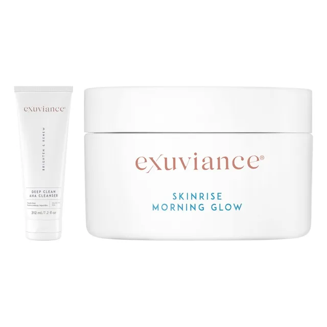 Exuviance Clarify & Glow Morning Ritual Deep Clean Cleanser & Morning Glow
