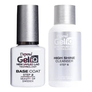 Depend Gel IQ Base Coat & High Shine Cleanser Step 2 & Step 5