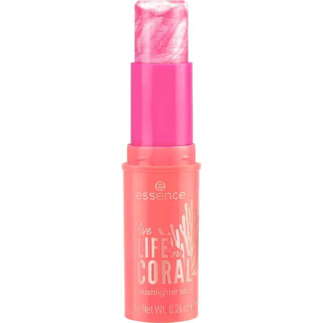 essence Live LIFE In CORAL Blushlighter Stick