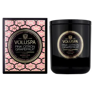 Voluspa Classic Boxed Candle Pink Citron Grapefruit