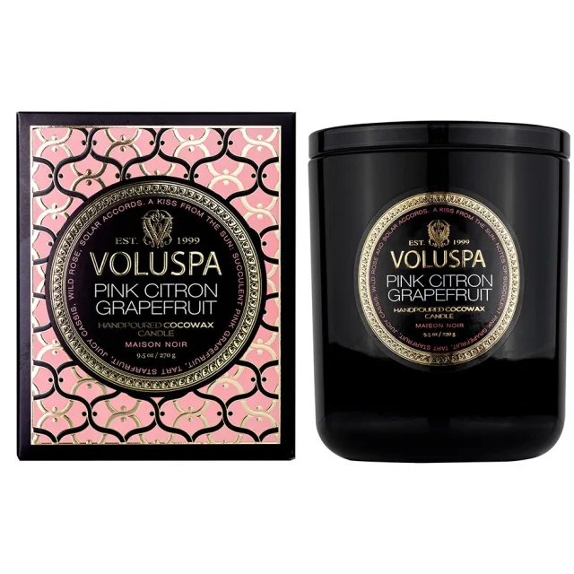 Voluspa Classic Boxed Candle Pink Citron Grapefruit