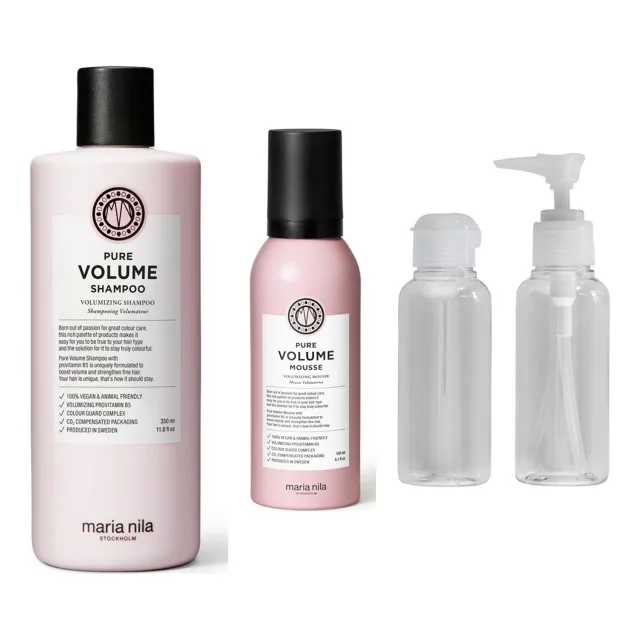 maria nila Volume Set Shampoo Mousse & Travel Bottle