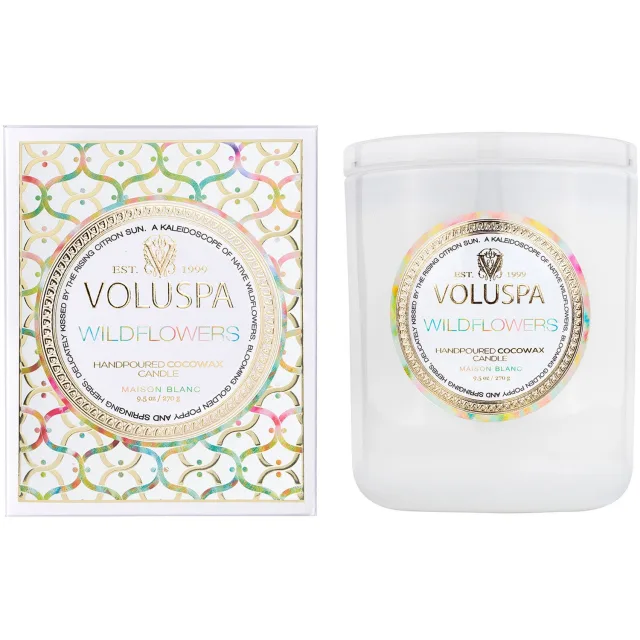 Voluspa Classic Boxed Candle Wildflowers