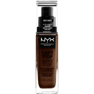 NYX Professional Makeup Can't Stop Won't Stop Foundation Deep ebony
