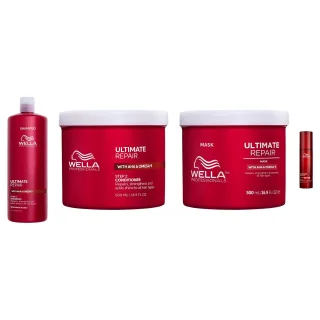 Wella Professionals Ultimate Repair Intensive Care Set Shampoo Conditioner Mask Leave-in